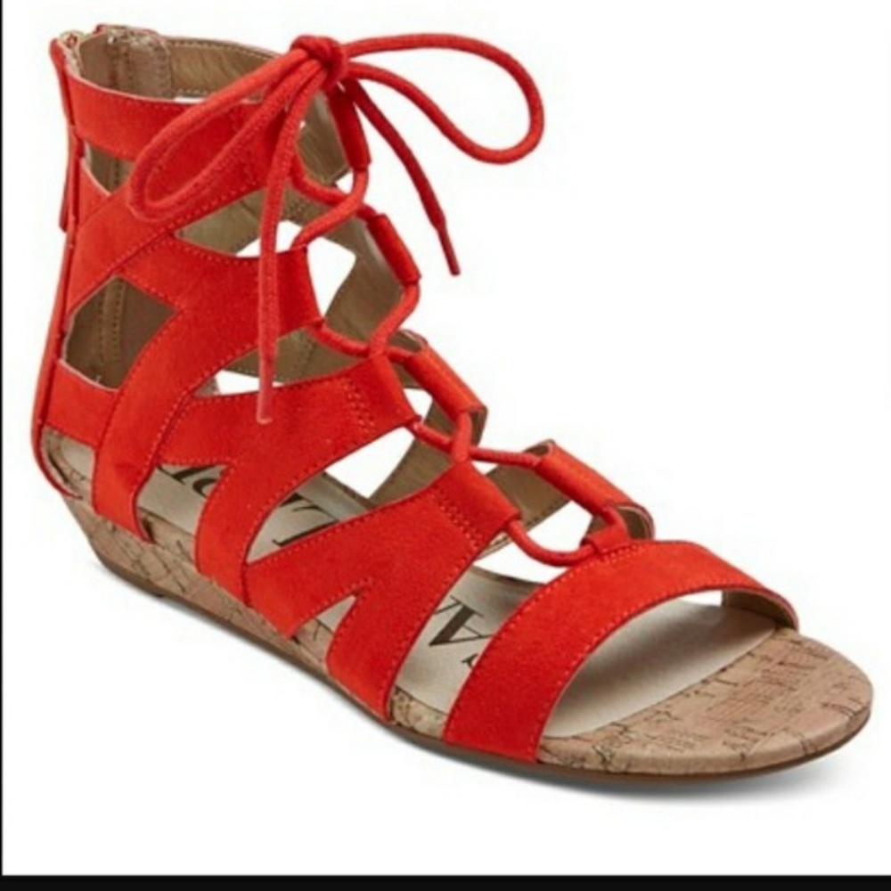 Sam & Libby Orange Sandals